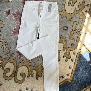 Paige, Anthropology petites, Hoxton Ankle High Rise Skinny, white, size 25, NWT